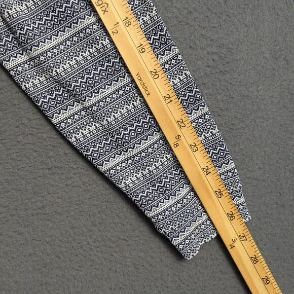 Rhoback 1/4 Zip Top Men's L Blue Geometric Performance Q-Zip Pullover Golf - Picture 7 of 11